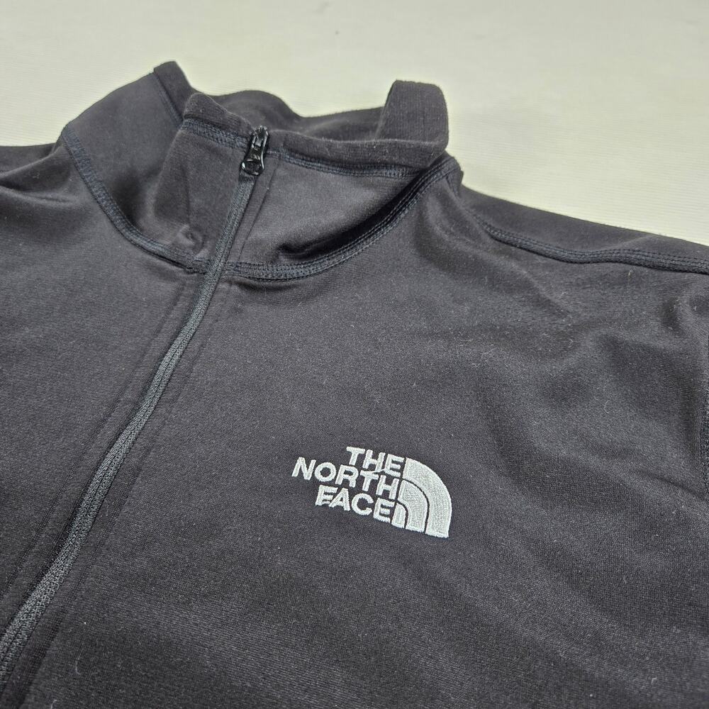 The North Face Tech Glacier 1/4 Zip Long Sleeve Pullover Black Men's Size Medium
